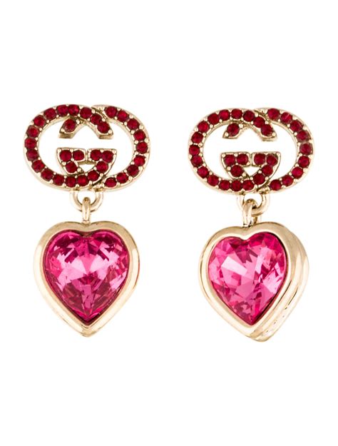 fake heart gucci earrings|gucci heart earrings beaverbrooks.